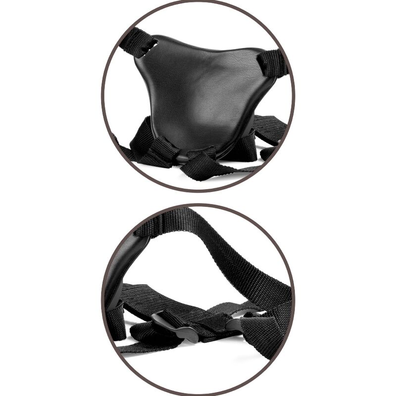 KING COCK - ELITE ARNÉS ADJUSTABLE COMFORTABLE WITH DILDO 17.8 CM