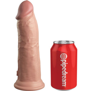 King Cock – Elite kit harnais réglable deluxe anneau avec testicules & gode 20.3 cm