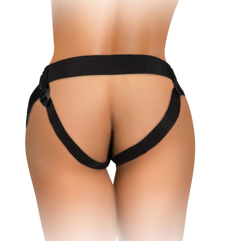 KING COCK - ELITE KIT ARNES ADJUSTABLE DELUXE ANILLO WITH TESTICULOS &amp; DILDO 20.3 CM