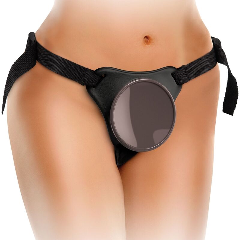 KING COCK - ELITE KIT ARNES ADJUSTABLE DELUXE ANILLO WITH TESTICULOS &amp; DILDO 20.3 CM