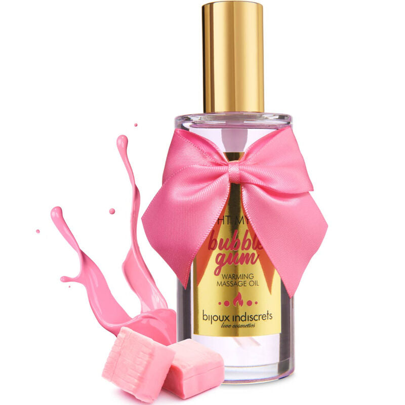 SIERADEN - INDISCRETS LIGHT MY FIRE ACEITE MASAJE EFECTO CALOR SABOR CHICLE