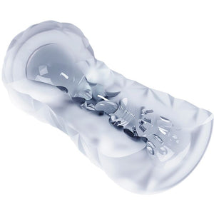 Pretty Love – Masturbateur masculin fantasy avec spirale interne et balles transparentes