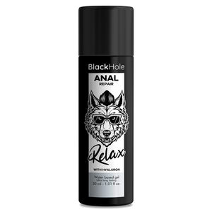 Black Hole – Réparation anale relax à base d'eau avec hyaluron 30 ml