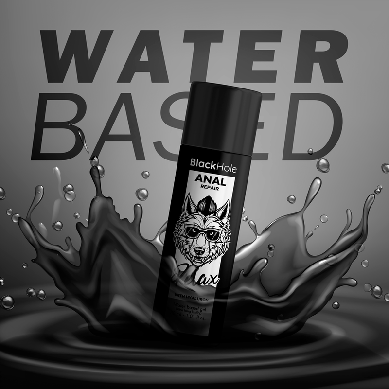 BLACK HOLE - ANALE REPARATIE BASIS AGUA RELAX MET HYALURON 30 ML