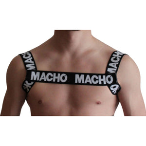 Macho – Harnais double noir