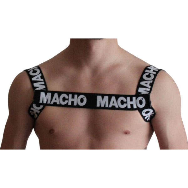 Macho – Harnais double noir