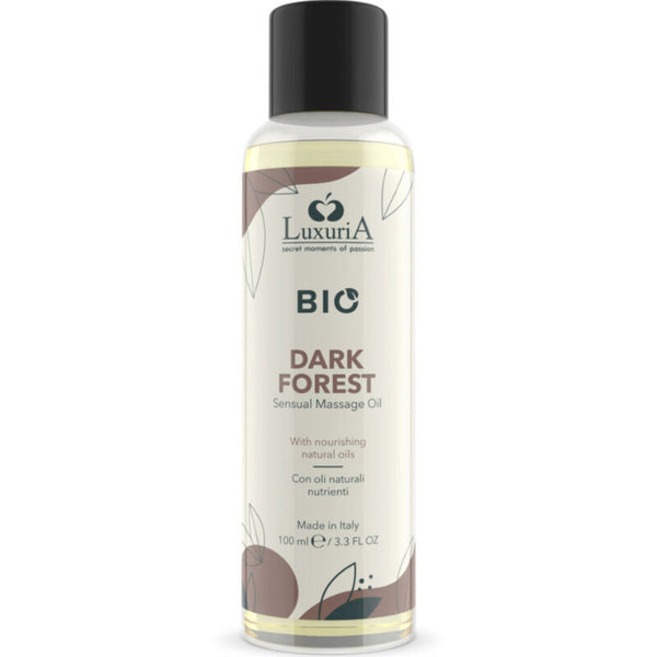 Intimateline Luxuria – Huile de massage bio forêt noire 100 ml