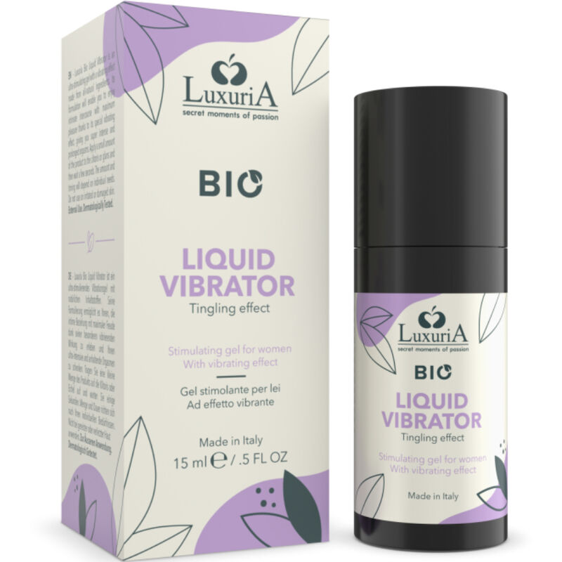 Intimateline Luxuria – Gel bio stimulant pour son effet vibrant 15 ml