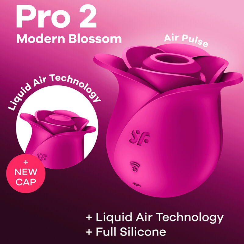 SATISFYER - AIR PULSE PRO 2 MODERNE BLOSSOM VIBRADOR