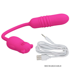 Pretty Love – Nobikuma balle vibrant en silicone rose