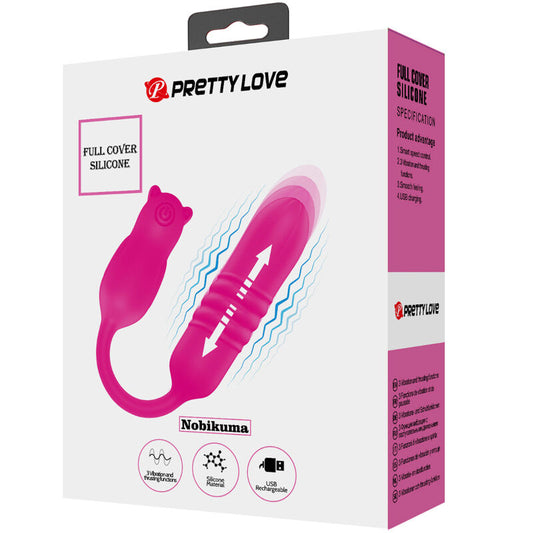 PRETTY LOVE - NOBIKUMA BALA VIBRADORA DE SILICONA PINK