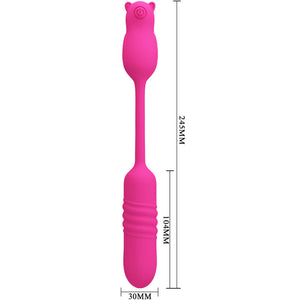 Pretty Love – Nobikuma balle vibrant en silicone rose