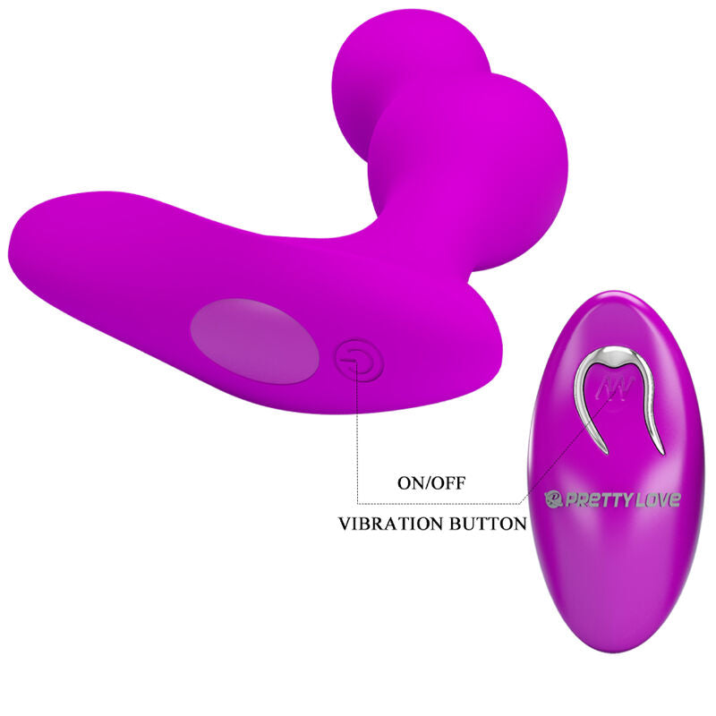PRETTY LOVE - TERRANS MASAJEADOR ANAAL VIBRADOR MET AFSTANDSBEDIENING