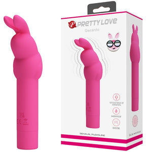 Pretty Love – Vibrateur en silicone gerardo fuschia rabbit
