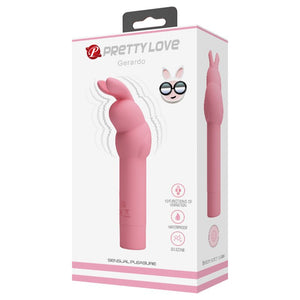 Pretty Love – Vibrateur en silicone lapin rose gerardo
