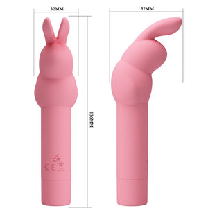 Pretty Love – Vibrateur en silicone lapin rose gerardo