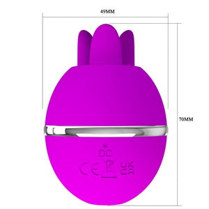 Pretty Love – Vibrateur rond en silicone gemini ball violet