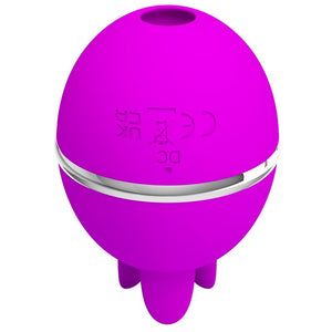 Pretty Love – Vibrateur rond en silicone gemini ball violet