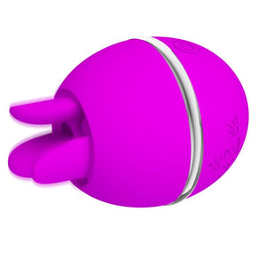 Pretty Love – Vibrateur rond en silicone gemini ball violet