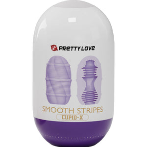 Pretty Love – Oeuf masturbateur cupid rayures lisses