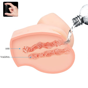 Crazy Bull – Vagin et anus réalistes double vibration