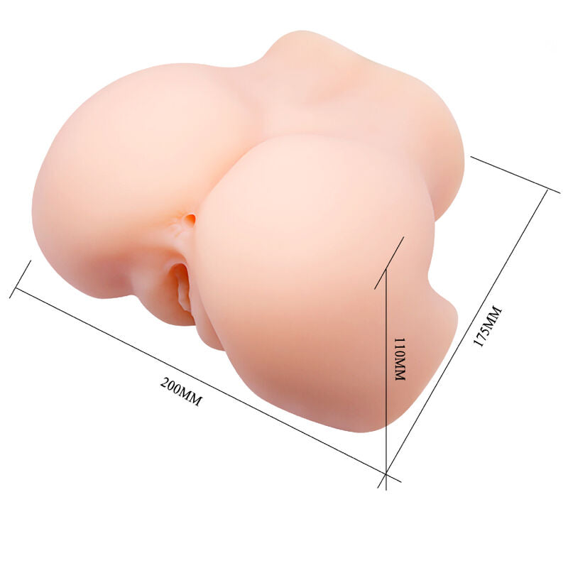 GEKKE BULL - VAGINA EN ANO REALISTICOS DUBBELE VIBRACION