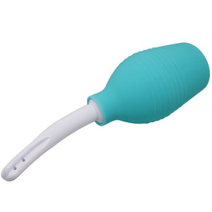 Mr Play – Douche en caoutchouc bleu poire anal