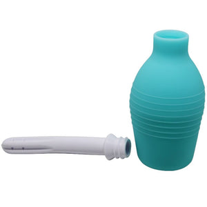 Mr Play – Douche en caoutchouc bleu poire anal
