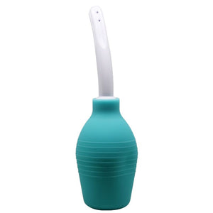 Mr Play – Douche en caoutchouc bleu poire anal