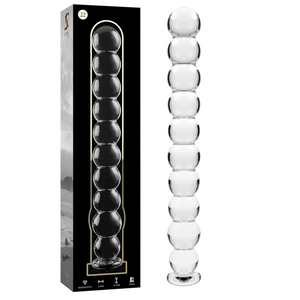 NEBULA SERIES BY IBIZA - MODÈLE 22 GODE EN VERRE BOROSILICATE CLAIR 21.5 CM -O- 2.5 CM
