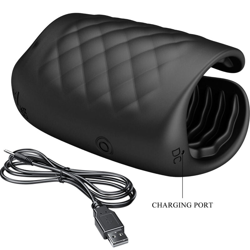 PRETTY LOVE - MASTURBADOR MANUAL PARA GLAND RECARGABLE VIBRADOR