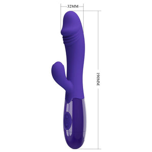 Pretty Love – Vibrateur snappy youth & stimulateur de point g violet