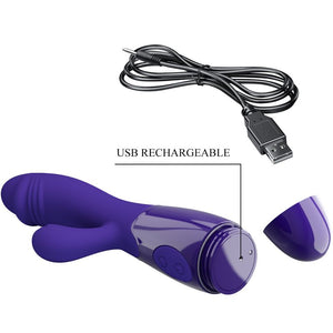 Pretty Love – Vibrateur snappy youth & stimulateur de point g violet