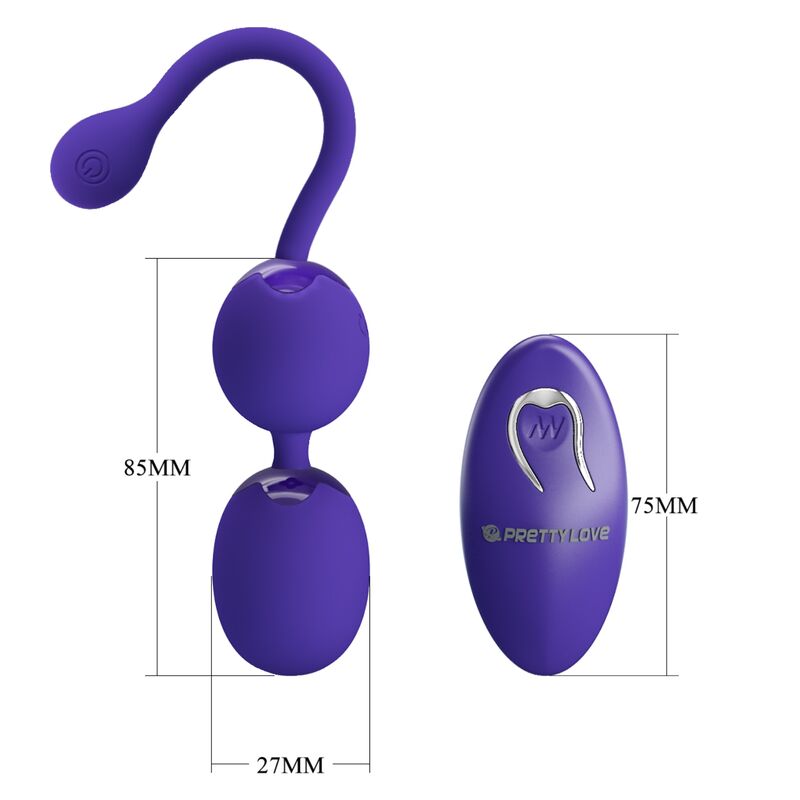PRETTY LOVE - WILLIE JEUGD BOLAS CONTROLE AFSTANDSBEDIENING &amp; VIBRACION VIOLETA