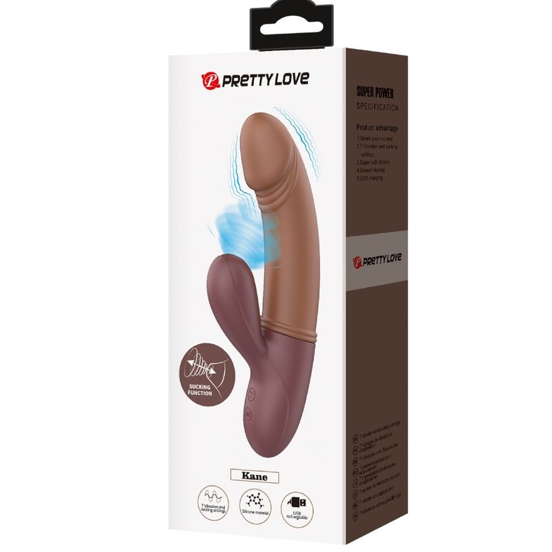PRETTY LOVE - KANE VIBRADOR PUNTOG &amp; SUCCIONADOR