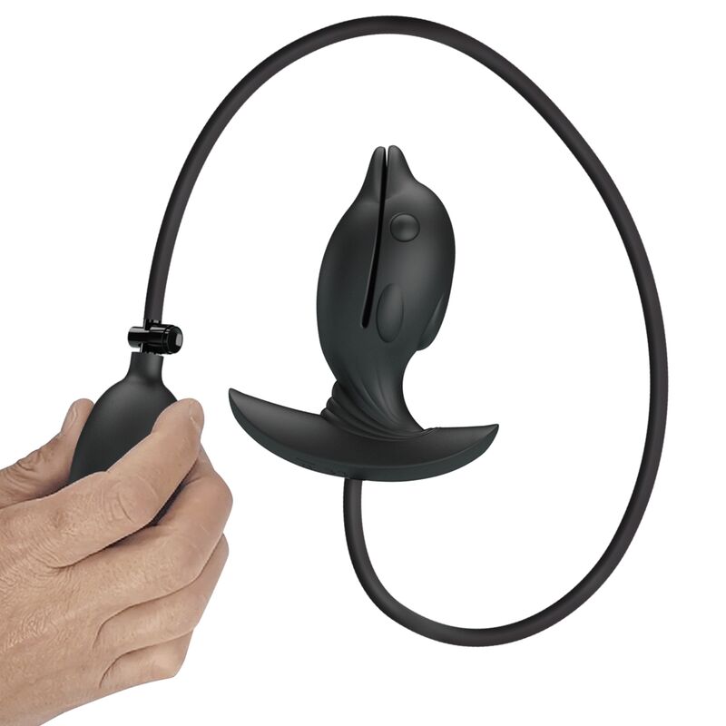 PRETTY LOVE - OPBLAASBARE &amp; OPLAADBARE DELFIN ANAAL PLUG
