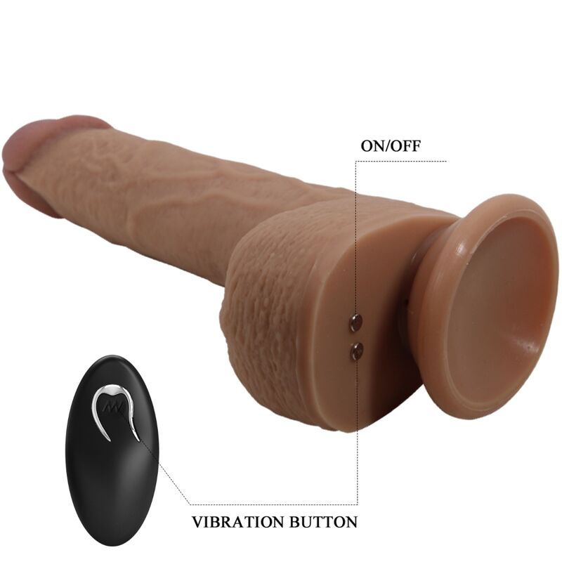 PRETTY LOVE - TOMMY DILDO REALISTA VIBRADOR 22,5 CM