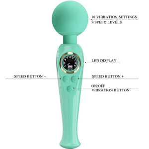 Pretty Love – Vibrateur baguette verte skyler
