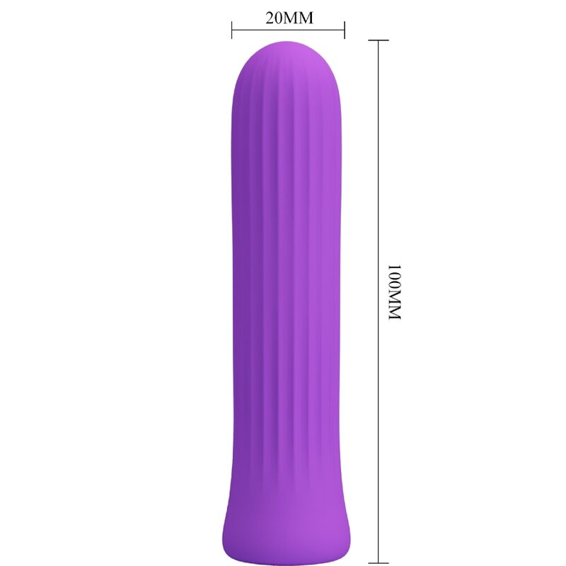 PRETTY LOVE - WHITE VIBRADOR ESTIMULADOR LILA
