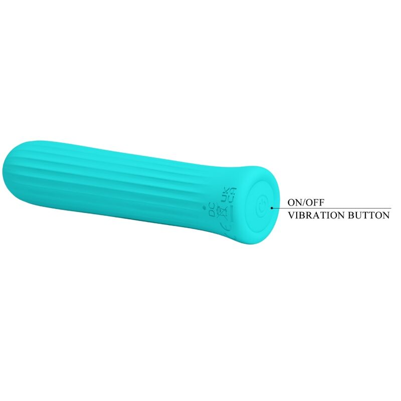 PRETTY LOVE - WHITE VIBRADOR ESTIMULADOR AZUL