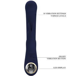 Pretty Love – Vibrateur lamar lapin et point g bleu