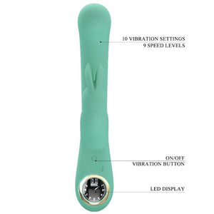 Pretty Love – Vibrateur lamar lapin et point g vert