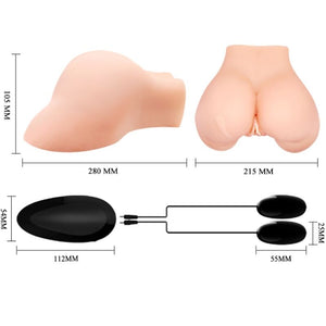 Crazy Bull – Vagin et anus avec maille réaliste avec vibration