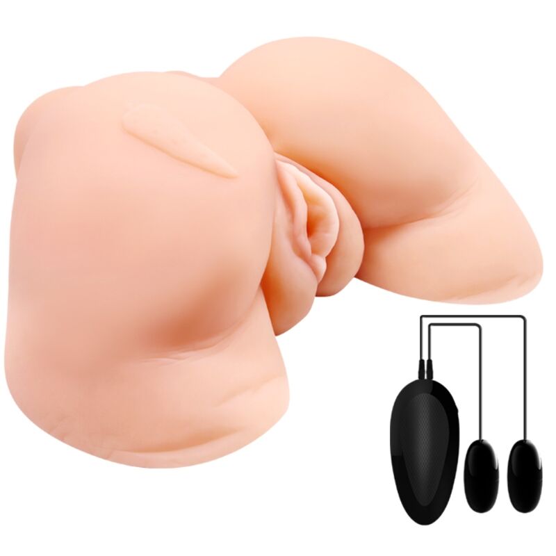 CRAZY BULL - VAGINA Y ANO WITH MALLA REALISTA WITH VIBRACION