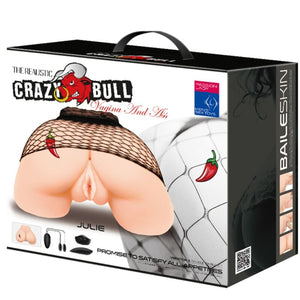 Crazy Bull – Vagin et anus avec maille réaliste avec vibration