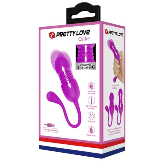 PRETTY LOVE - CALLIE HUEVO RECHARGEABLE VIBRADOR MORADO