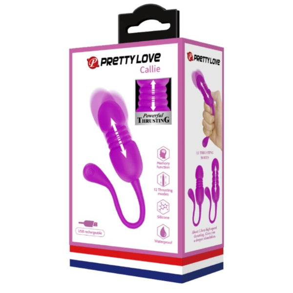 PRETTY LOVE - CALLIE HUEVO RECHARGEABLE VIBRADOR MORADO