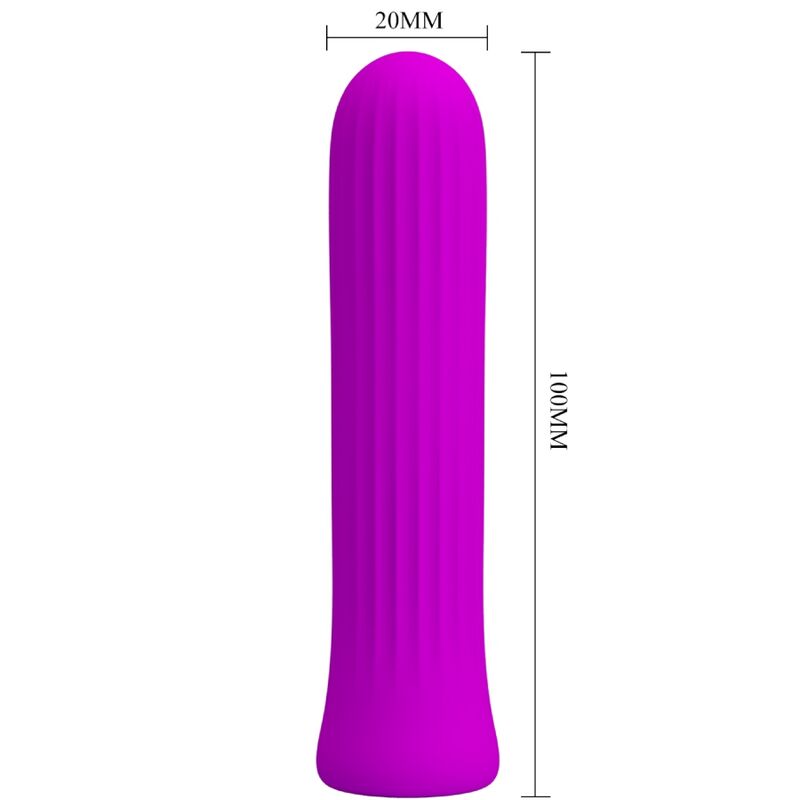 PRETTY LOVE - WHITE VIBRADOR ESTIMALADOR ROSA