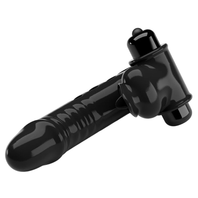 MOOIE LIEFDE - CORBIN FUNDA DEDO VIBRADOR NEGRO