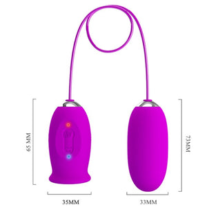 Pretty Love – Vibrateur rechargeable daisy dual egg violet